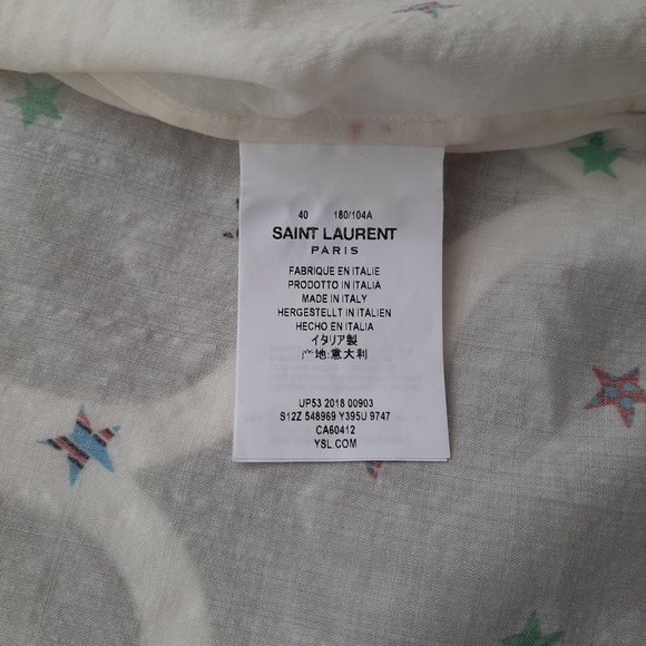 Saint Laurent button up star shirt - Picture 5 of 6